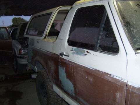1990 Ford Bronco - Painted under the top for a consistent color match when topless, if ever.