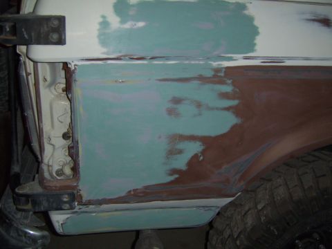 1990 Ford Bronco - This was a huge booboo from a monster rock that liked the way my truck tasted...