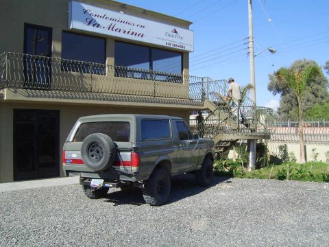 1990 Ford Bronco - Out in front of my office.