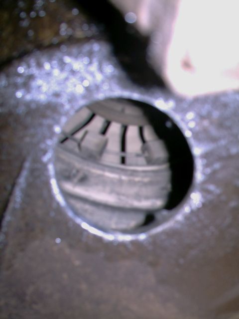 1987 Ford Bronco II - A clutch pressure plate, showing its internal spring mechanism.