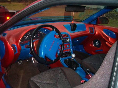 1995 Ford Probe - custom painted interior