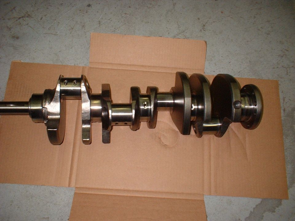 crankshaft on cardboard