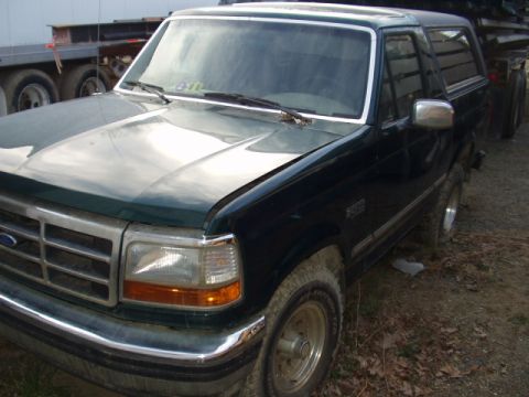 1993 Ford Bronco - This 1992 Ford Bronco is shown from the front quarter angle.