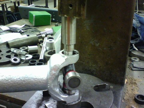 1989 Ford Bronco - installing the ujoints are all pretty much the same process. get one axis of u joint in the drive shaft without the endcaps and position th…