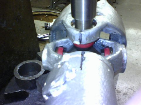 1989 Ford Bronco - When setting up to attach the middle component to the dual u-joint assemble I had to line up the previous marks made to obtain the correct…