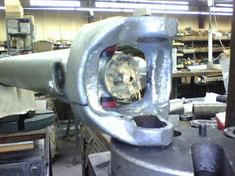 1989 Ford Bronco - This is the cup were the spring is that connects to the outboard u-joint bracket. I had filled the cup with grease since the swivel with se…