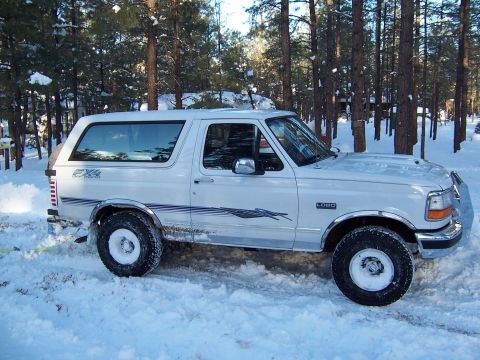 1996 Ford Bronco - This may very well be the first time my bronco has been in snow