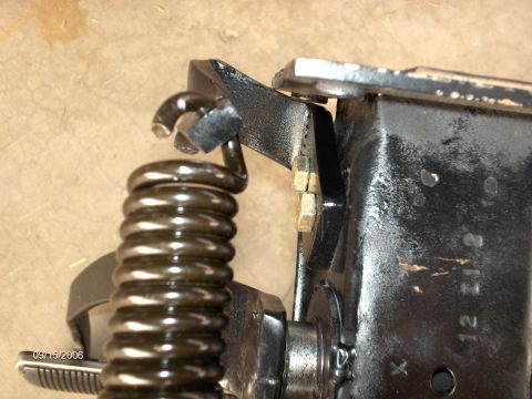 1966 Ford Fairlane - Bob made the spring assist bracket from the brake pedal of a 91 F150.