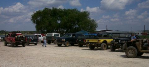 1993 Ford Bronco - Some of the 4x4 rigs parked at the event