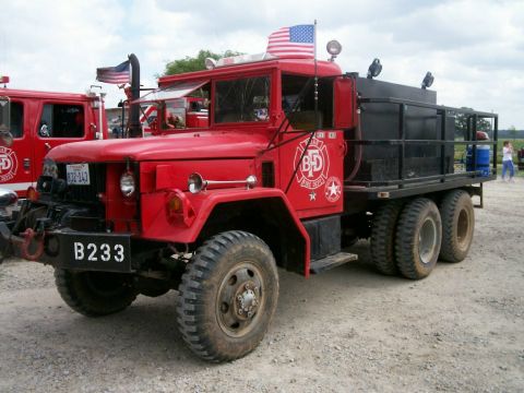 1993 Ford Bronco - Deuce and a half turned into Fire Truck