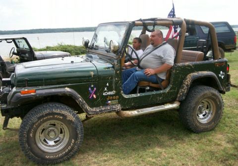 1993 Ford Bronco - Tony with a customer