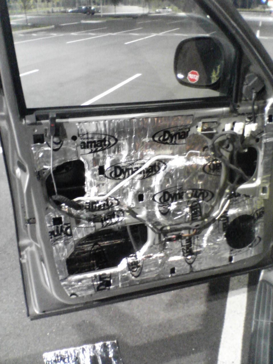 Dynamat Xtreme on all doors (Skin and frame)