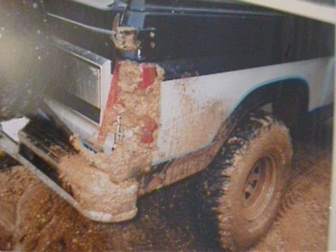 1985 Ford Bronco - OUCH!! that left a mark! New tail light. $19