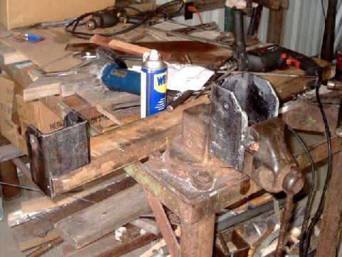1984 Ford Bronco - making front crossmember