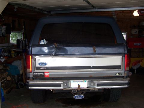 1986 Ford Bronco - Current Tailgate