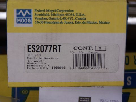 1986 Ford Bronco - Moog tie rods - part numbers