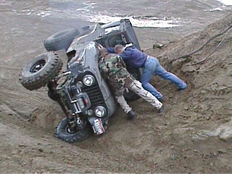 1985 Ford Bronco - Randy rolled his jeep.