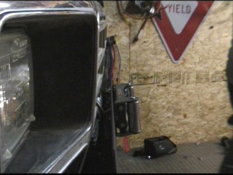 1985 Ford Bronco - mounted with 3"x5" angle iron. This will help on that approach angle!