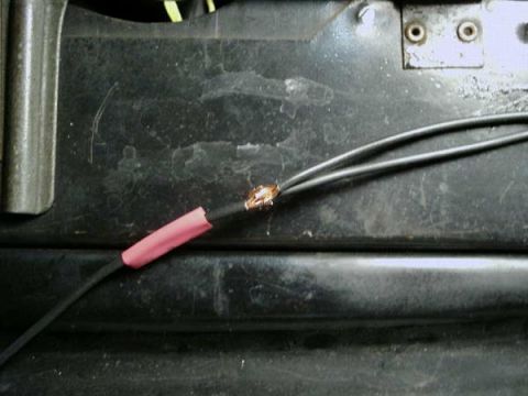 1984 Ford Bronco - Wrap the wire around.