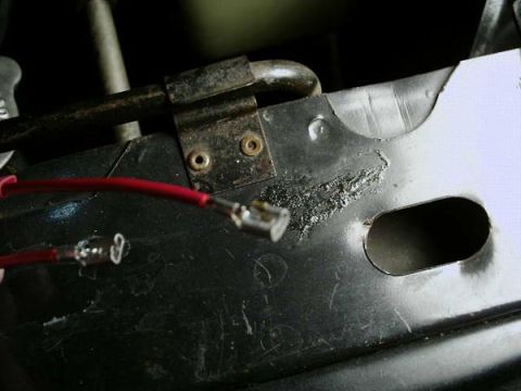 1984 Ford Bronco - Crimp and a touch of solder down the hole