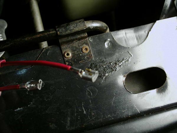 Crimp and a touch of solder down the hole