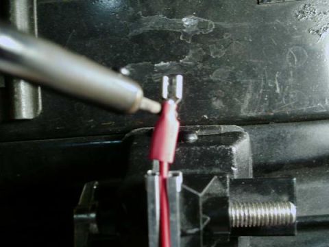 1984 Ford Bronco - If you don't have a heatgun or hot lighter, you can simply use even the iron to seal the heatshrink.