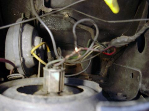 1984 Ford Bronco - A complex web of wires and connectors is visible, suggesting electrical work or repair.