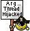 1991 Ford Probe - A humorous meme depicting a pirate character and a sign that reads 'Arg... Thread Hijacked'.