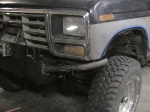 1985 Ford Bronco - I am waiting on a set of extended radius arms from James Duff so I wanted to add to the bumper.