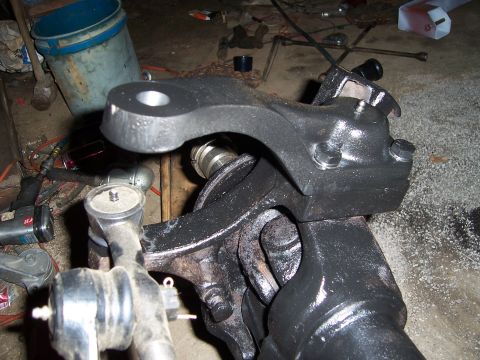 1983 Ford Bronco - This photo shows a steering knuckle and ball joint assembly, not a complete vehicle.