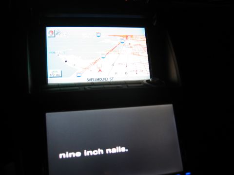 2004 Nissan 350Z - 1st DVd played....