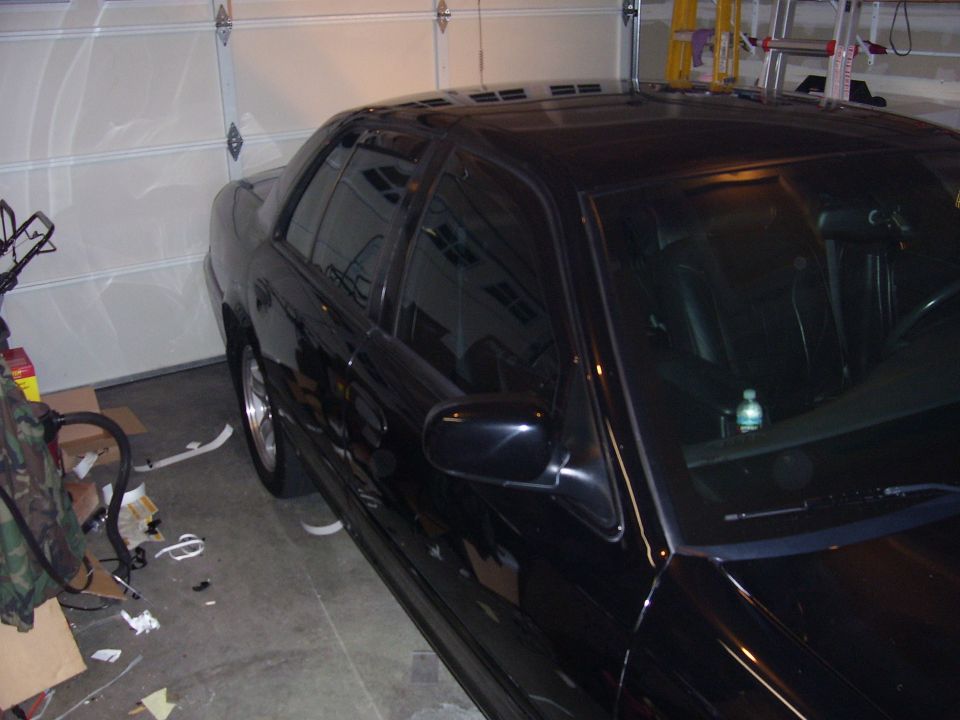 Taped off chrome