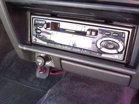 1986 Honda Accord - Aftermarket radio was installed after the stock radio died.