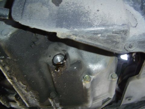 1986 Honda Accord - It's nice that Honda put a drain plug on the transaxle.