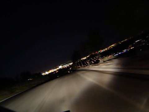 1986 Honda Accord - Rolling down the hill.