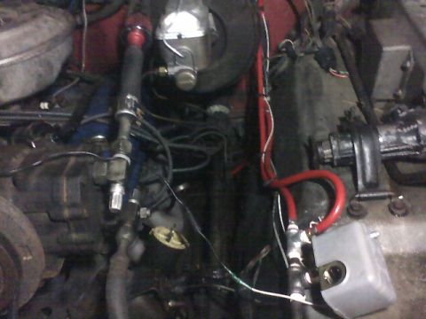 1978 Ford Bronco - how I routed the lines, and where I mounted my pressure switch.