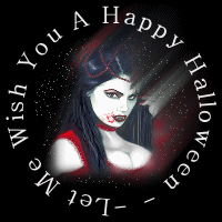 1989 Ford Bronco - A spooky Halloween graphic with text wishing a happy Halloween.
