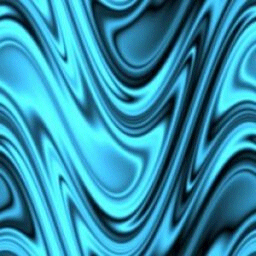1989 Ford Bronco - An abstract image with swirling blue and black colors.