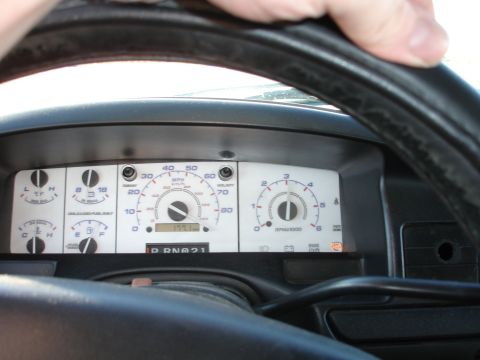 1996 Ford Bronco - Dashboard gauges of a 1996 Ford Bronco, showing odometer reading 177,111 miles.