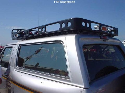 1996 Ford Bronco - This 1996 Ford Bronco is equipped with a heavy-duty roof rack, ready for adventure.