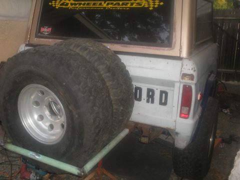 1966 Ford Bronco - rack made from 1.25" Fletcher coated gas pipe. it was free. sucks to weld, grind, smell....use only in well ventilated areas and with a mas…