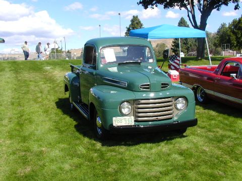 1967 Ford Ranchero - This local resident's son was in a football game in the park next to us. He went home to bring back this beautiful F-1.