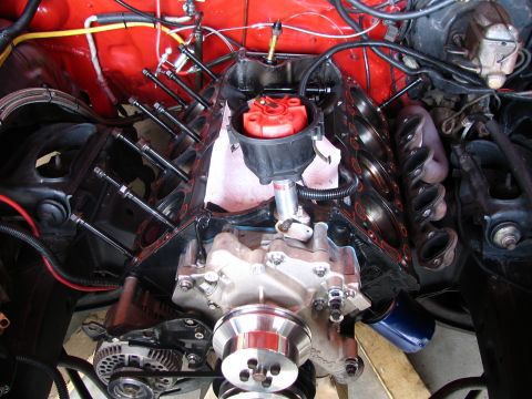 1976 Ford Torino - motor ready to pull (9 days before event)