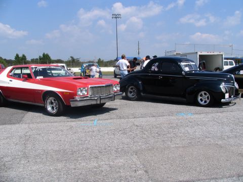 1976 Ford Torino - My car and the Ford Coupe. (we were paired up for the event)