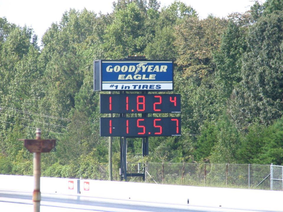 Not too bad for three hot laps in 86 degree heat..