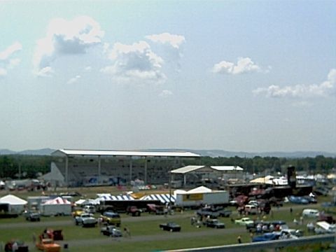1994 Ford Bronco - Overview of the Carlisle Grand Stands and Main Staging Area.