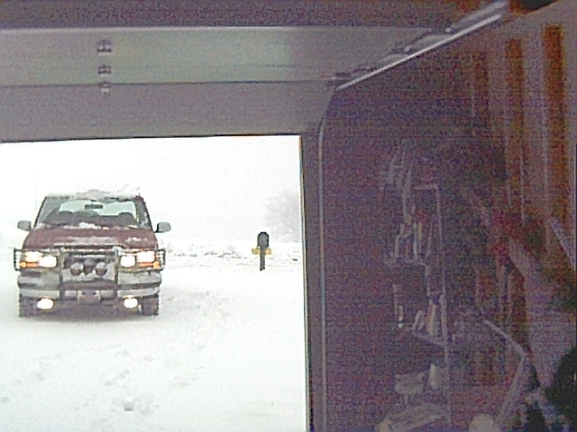 Coming Home Christmas afternoon...still snowing heavy.