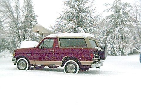 1994 Ford Bronco - HI-Top conversion courtesy of Old man Winter.