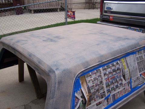 1986 Ford Bronco - 1st coat of Durabak