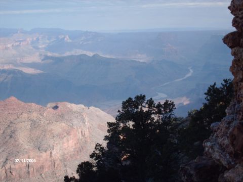 1995 Ford Probe - A scenic view of the Grand Canyon, captured on February 11, 2005, its vastness and geological formations.